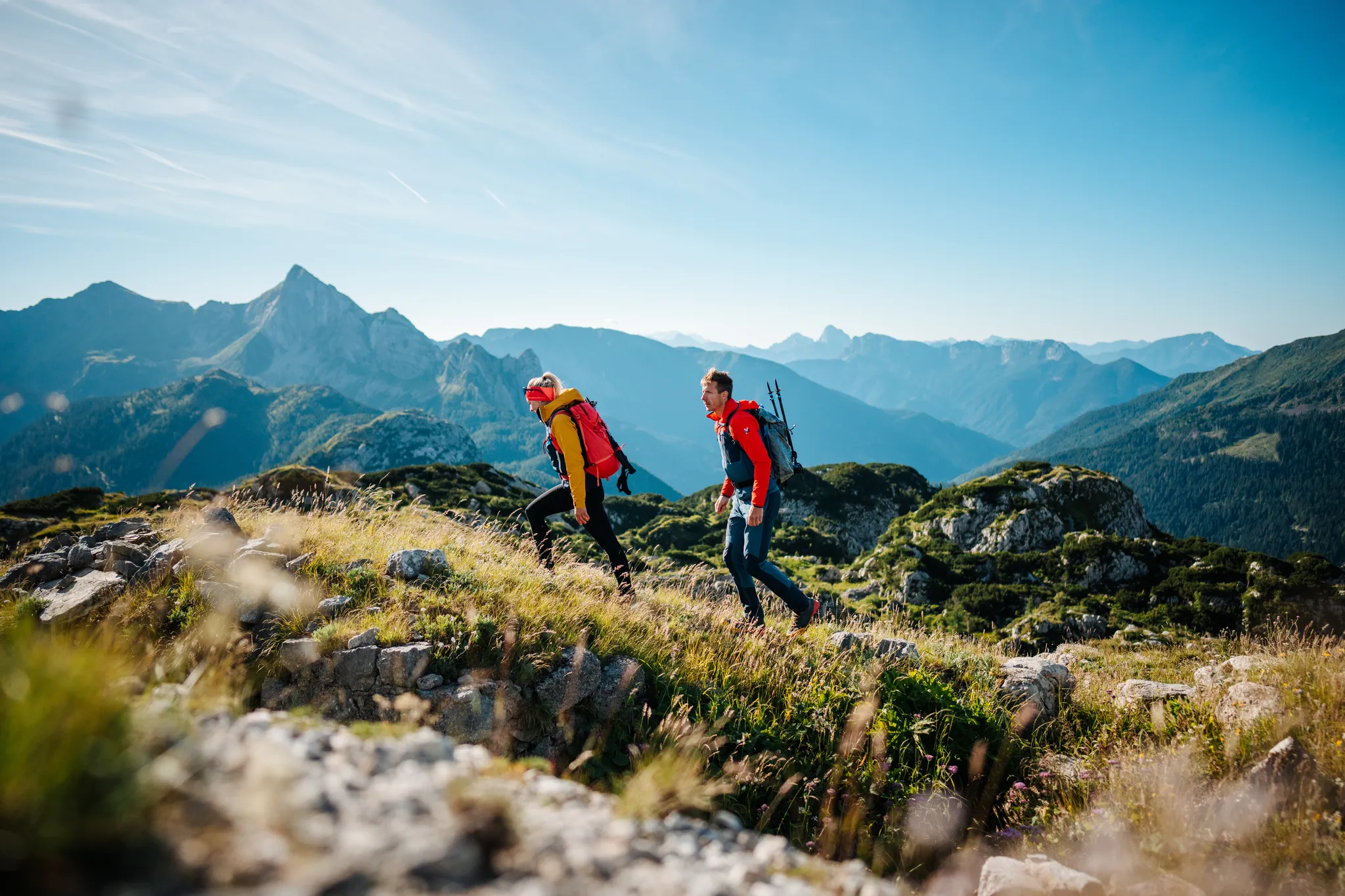Wandelen in de Gailtaler Alpen foto